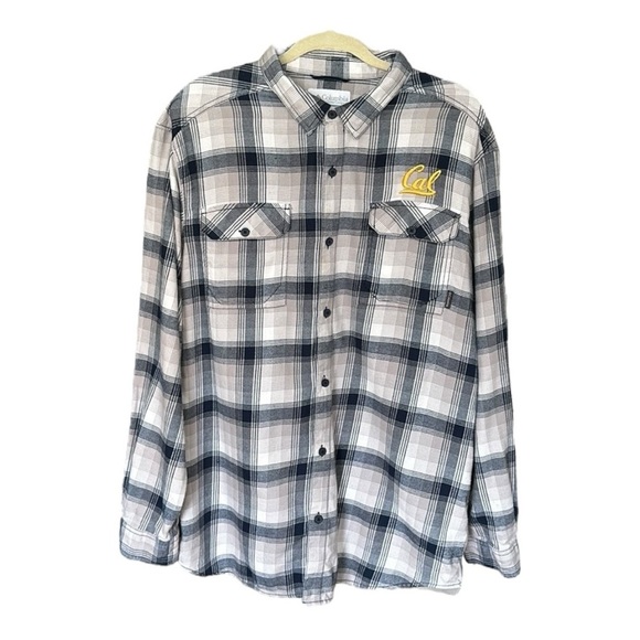 Columbia Other - COLUMBIA‎ CAL Bears Collegiate Plaid Flannel Shirt Long Sleeve Cotton Casual XL